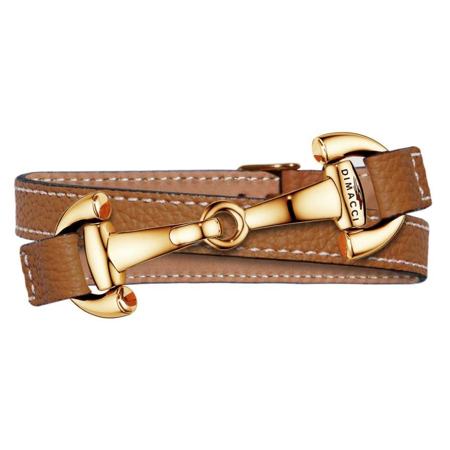 ALBA Dimacci Cognac Vergoldet 