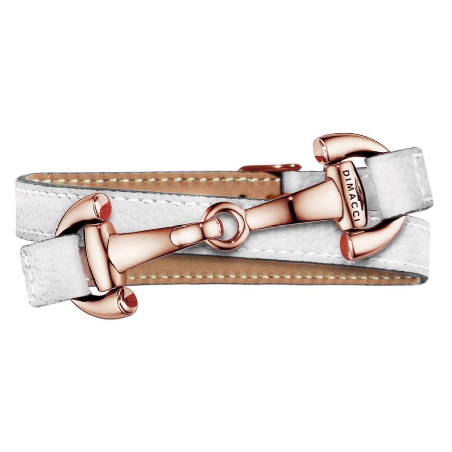 ALBA Armband Dimacci Weiß Rosé Vergoldet 