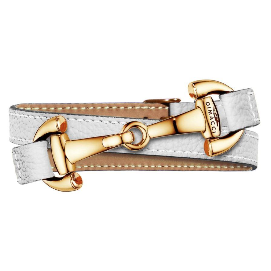 ALBA Armband Dimacci Weiß Vergoldet 