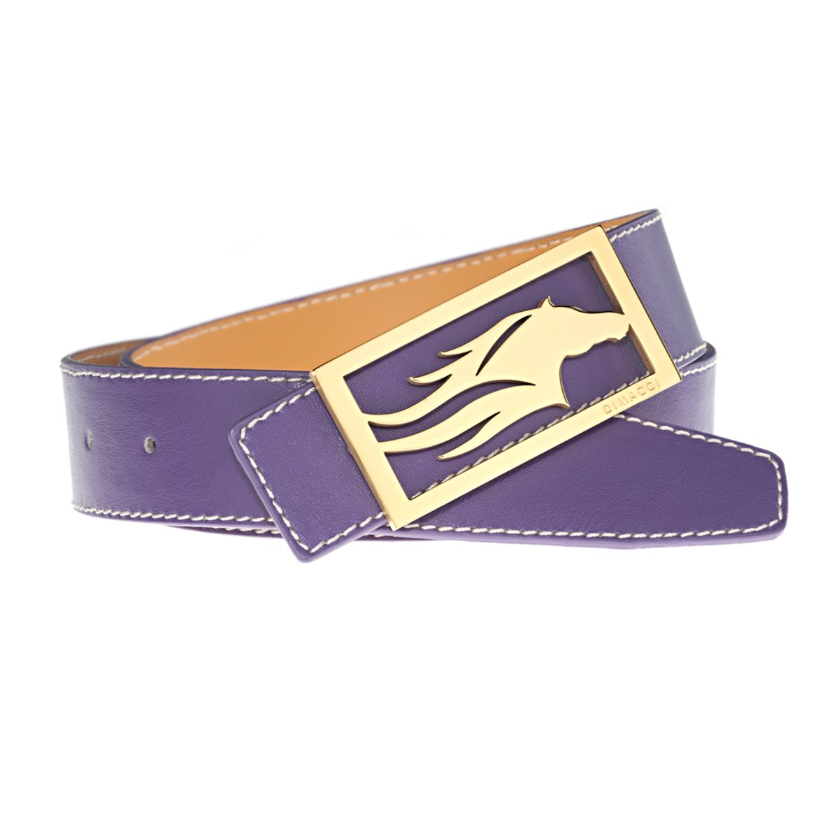 GÜRTEL Dimacci M (95cm) Violett Vergoldet