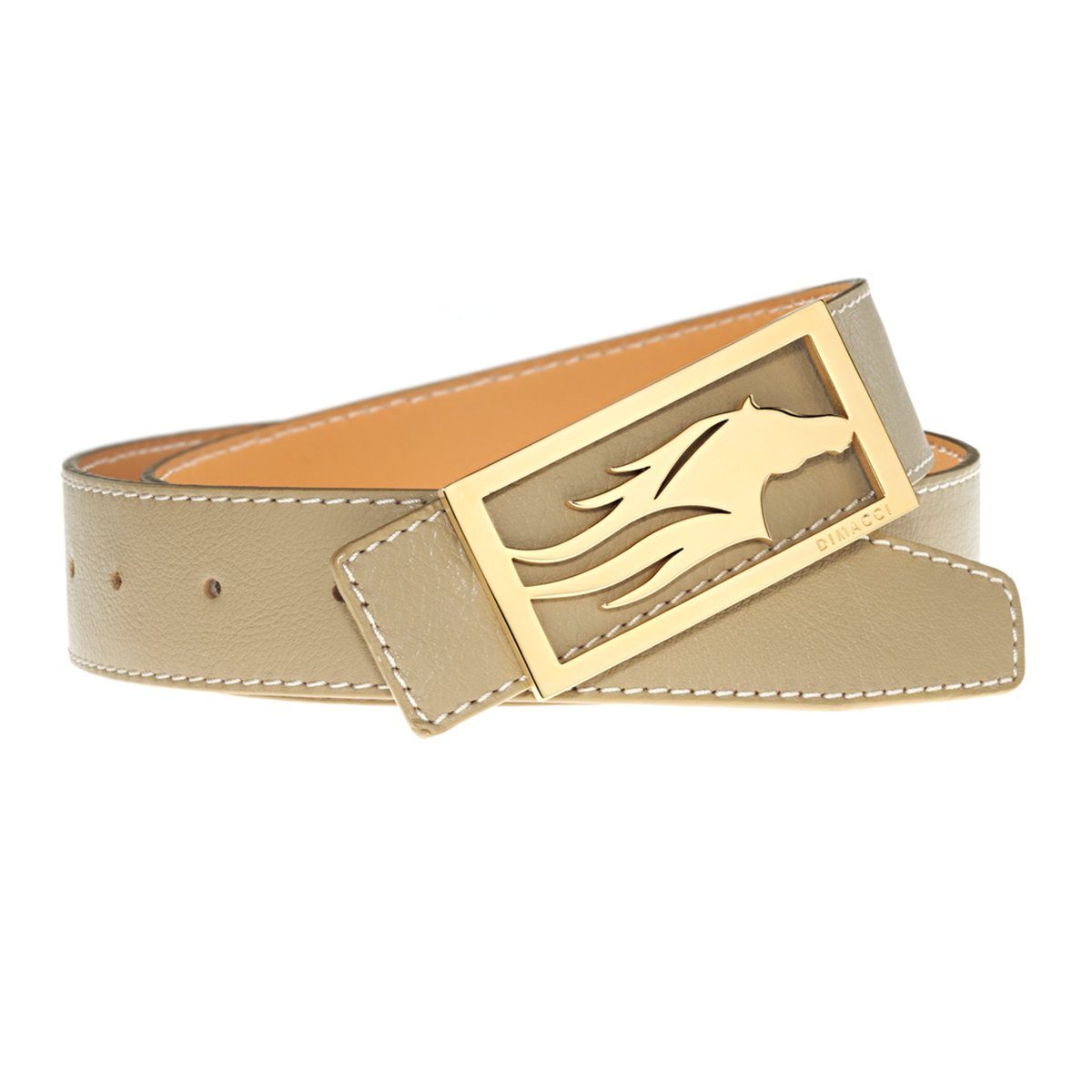 GÜRTEL Dimacci S (85cm) Beige Vergoldet