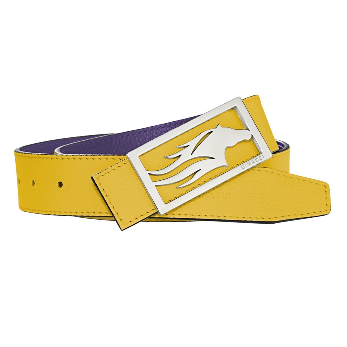 GÜRTEL Dimacci S (85cm) Gelb Silber