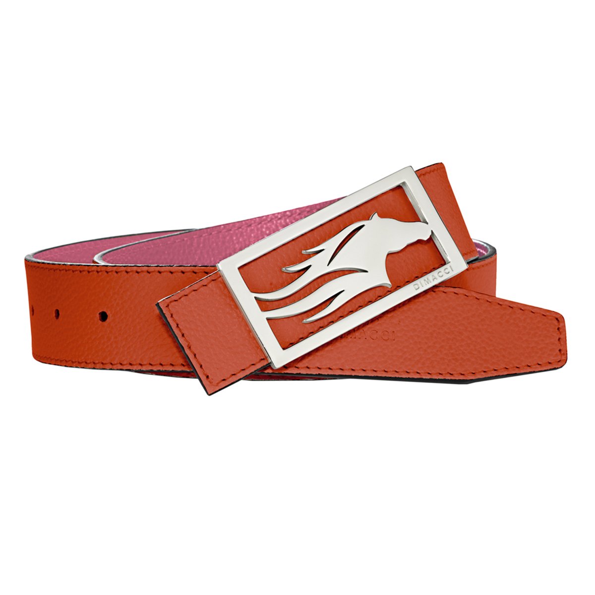 GÜRTEL Dimacci S (85cm) Orange Silber