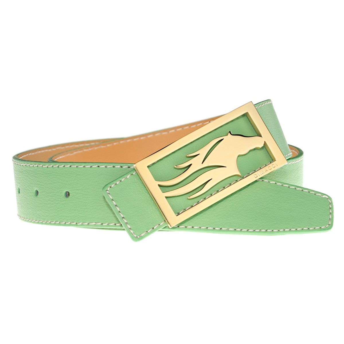 GÜRTEL Dimacci S (85cm) Pastellgruen Vergoldet