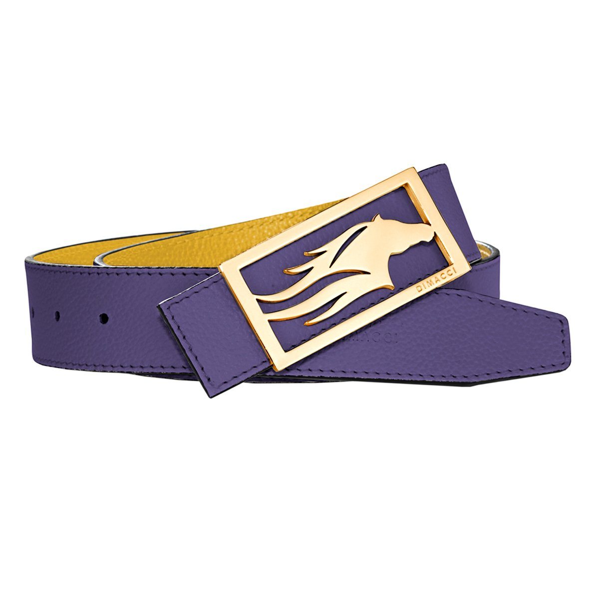 GÜRTEL Dimacci S (85cm) Violett Vergoldet